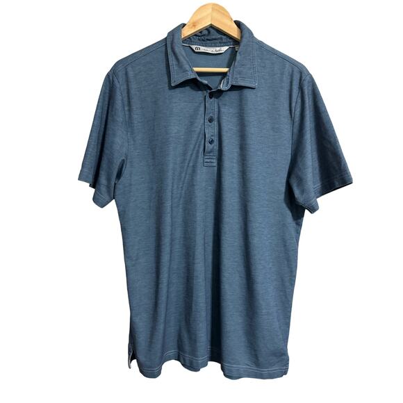 Travis Mathew Blue Golf Polo Large - Picture 1 of 4